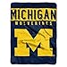Northwest NCAA Michigan Wolverines Raschel Throw Blanket, 60
