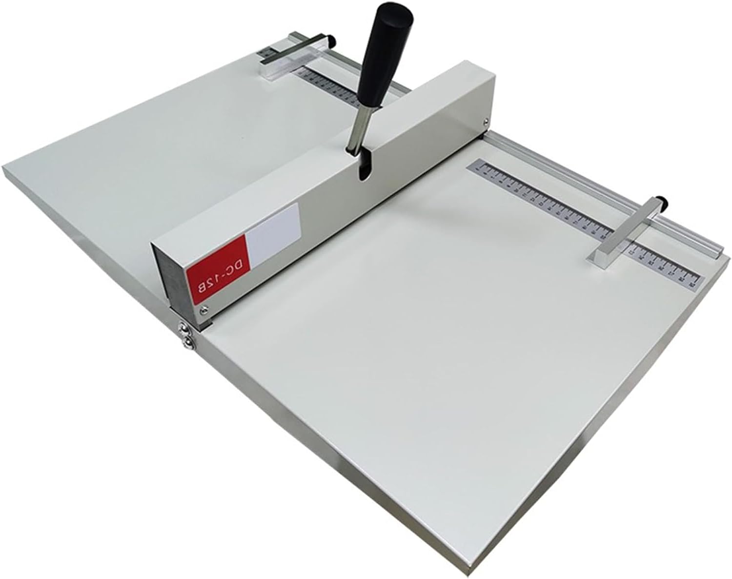 Ręczna maszyna do zagniecania papieru, Ciężki strzelec do zagnieceń z 2 magnesami,A4 Paper Card A3 papierowy papierowy narzędzie do punktowania, biuro biurowe Maszyny do składania papieru