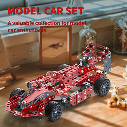 Image of Lucky Doug Building Kit Model Car Set - STEM Project Building Toys for Kids Ages 8-12, Assembly Building Vehicle for Boys 8 9 10 11 Years Old