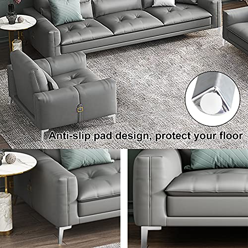 Gosche Metal Furniture Legs 6 Inch, Chrome Polished Silver Sofa Legs Set Of 4, Modern Style Replacement Triangle Legs For Dresser Chair Bed Cabinet Cupboard Diy Replacement Couch Feet #TOP1