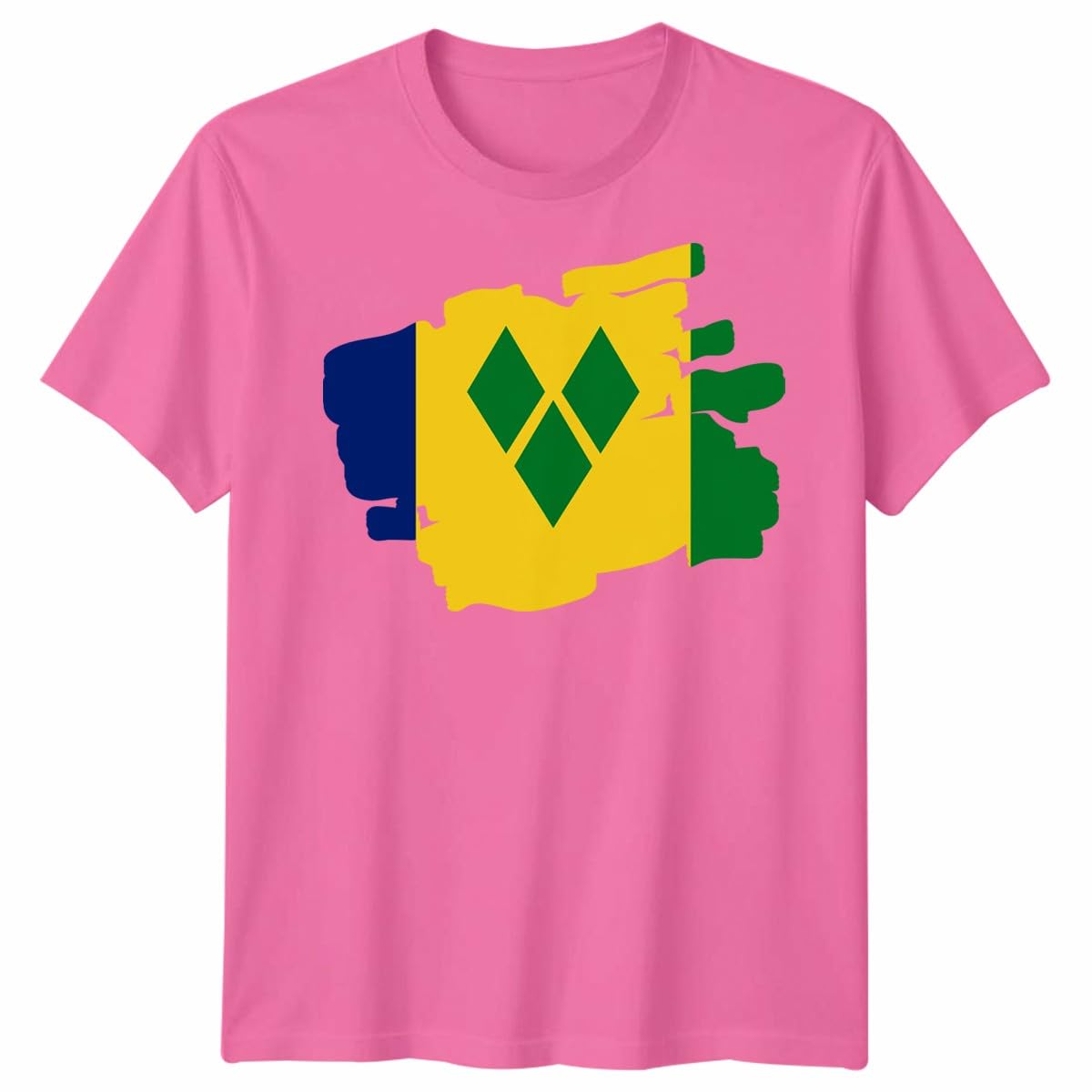 D&T Torn Saint Vincent and Grenadines Flag Football Unisex Tshirt Unisex 3XL