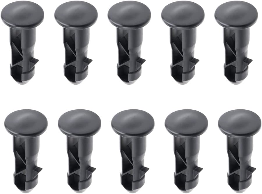 DXiongW 10 Pieces Wheelie Bin Lid Hinge Pins 65mm x 18mm Plastic Bin