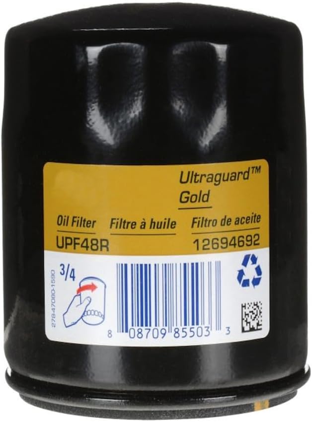 KarParts360 For GMC Acadia 2007 2008 2009 2010 Engine Oil Filter | Black | 3.05 Inches Outside Diameter Top | 2.39 Inches Gasket Inside Diameter | 3.01 Inches Outer Diameter Bottom | For 12694692