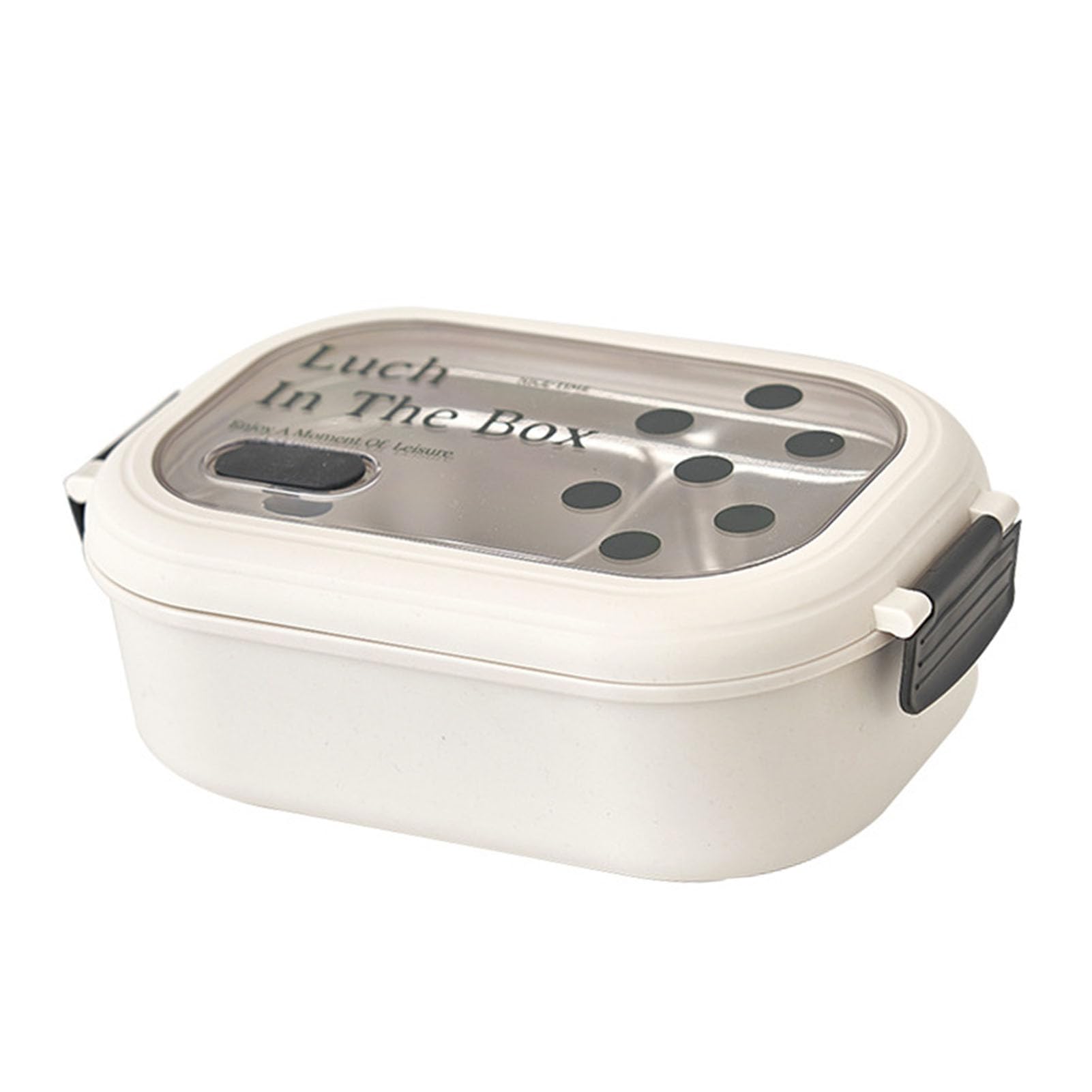 SIXRUN 2 Scomparti Lunch Box, Acciaio Inox Mantenimento del Calore (Dot)
