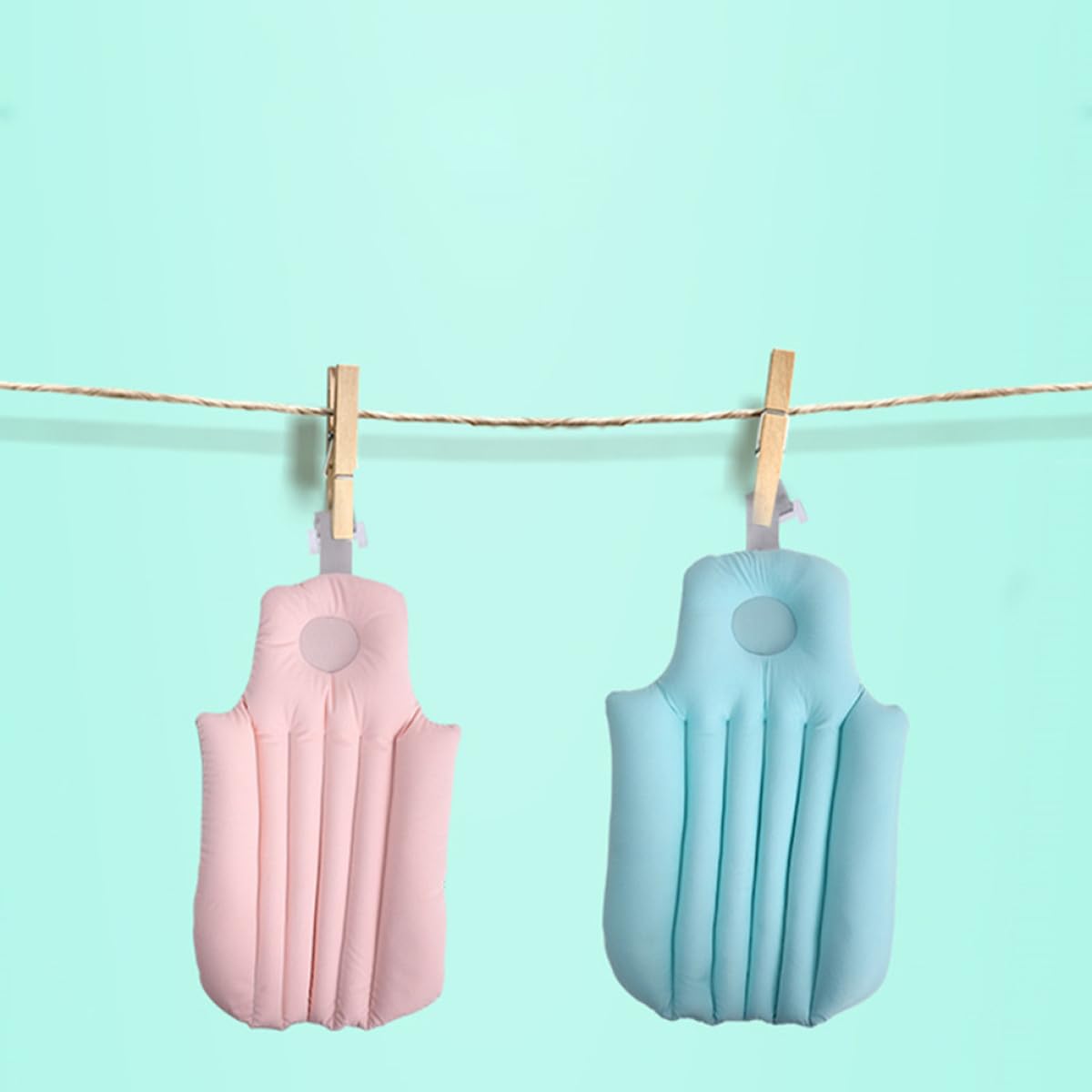TOYANDONA Cojín de Baño para Ñiño Ligero y Fácil de Fijar Hecho de Spandex y Poliéster Adecuado para Cuna de Baño Color Aleatorio