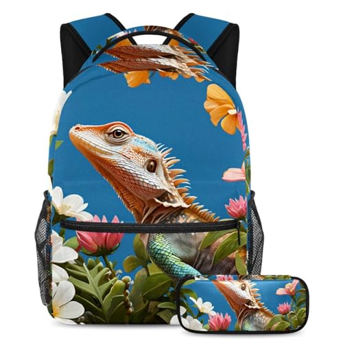 Sac à dos tendance imprimé nature pour les journées de cours au collège et au lycée