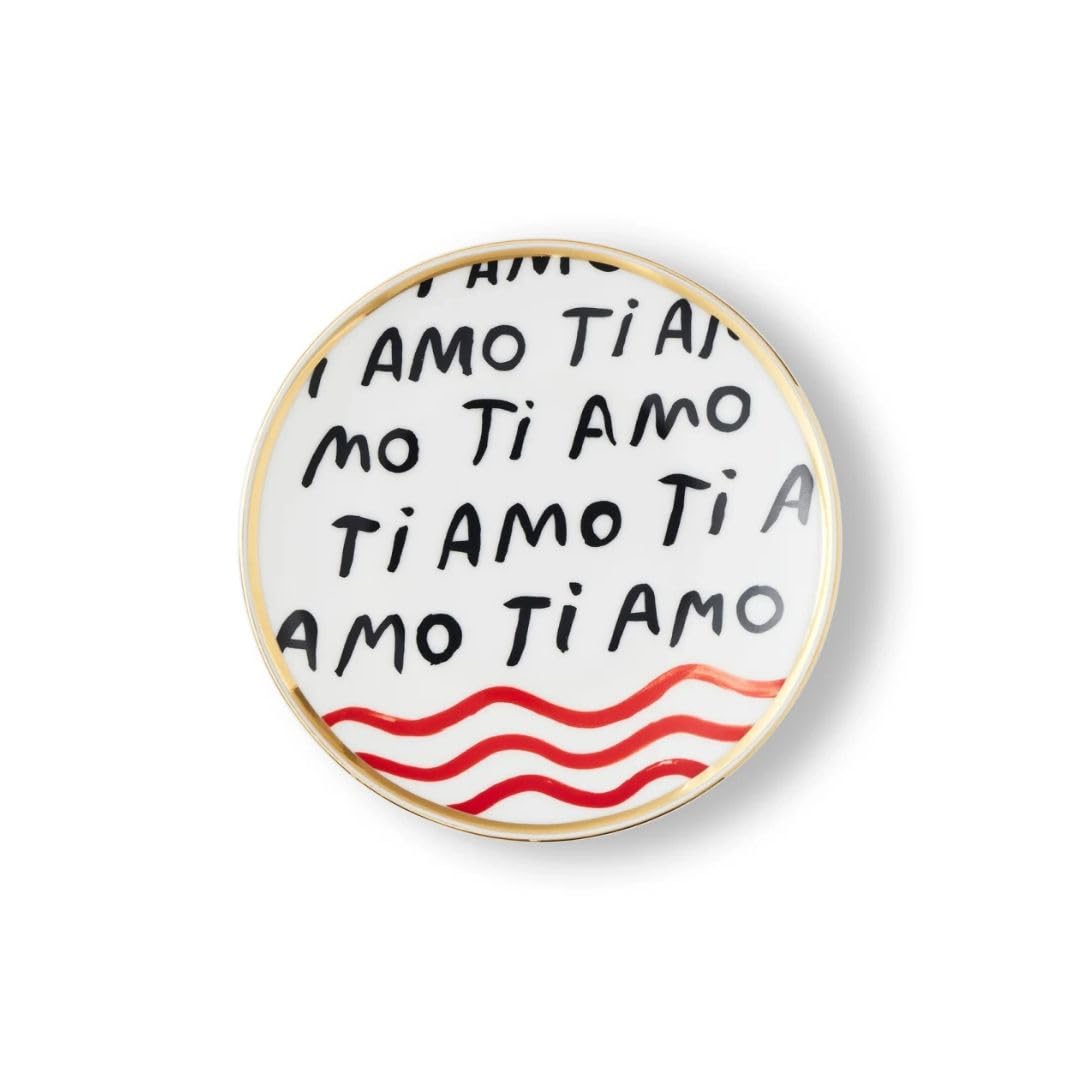 Bitossi Piattino Ti Amo Porcellana