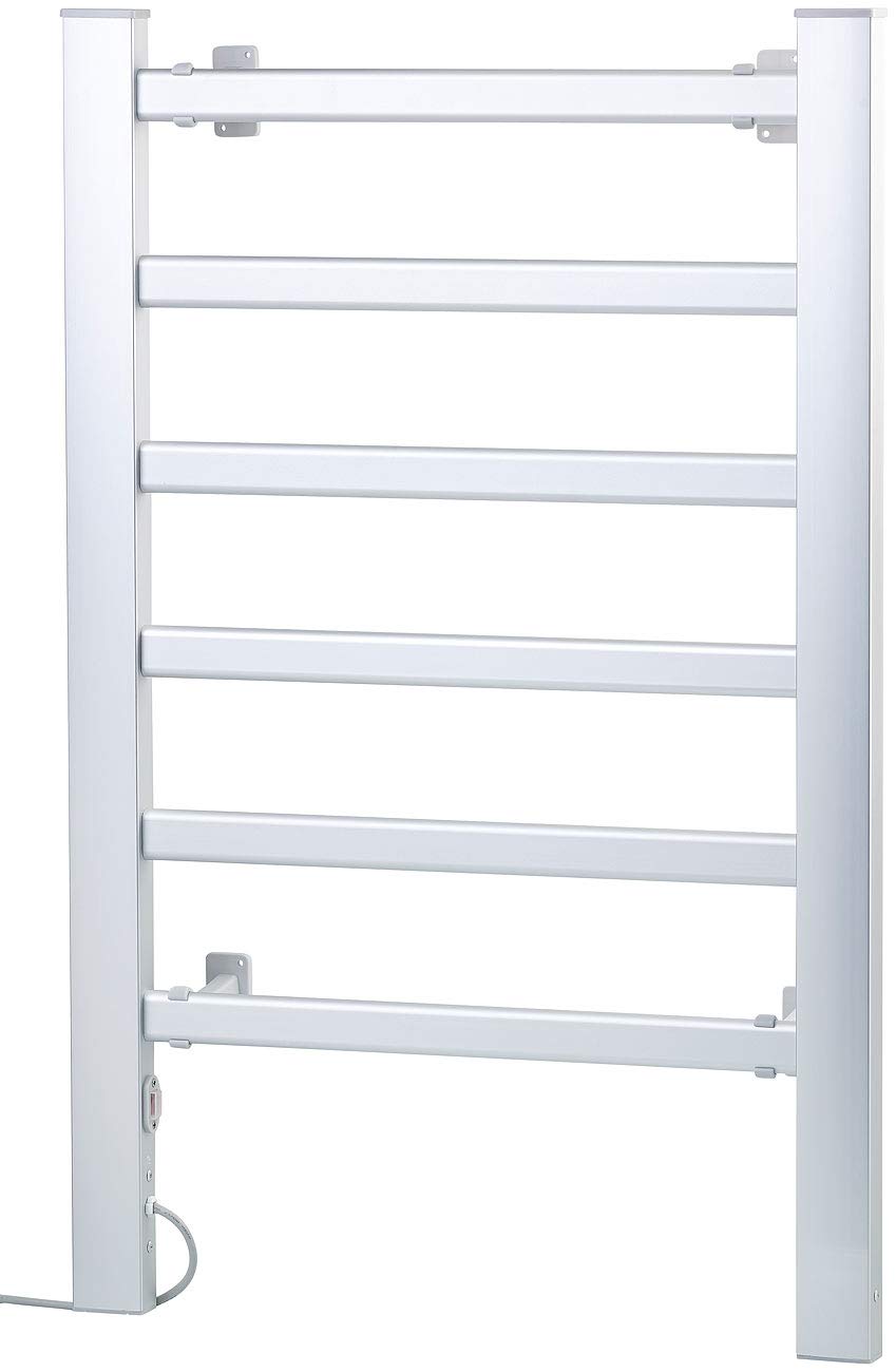 Sichler Haushaltsgeräte Handtuchtrockner: Handtuchwärmer zum Aufstellen und Aufhängen, 100 Watt (Handtuchheizkörper, Elektrischer Handtuchwärmer, WC)