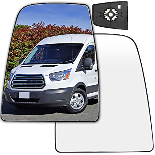 Verre de rétroviseur pour Ford Transit 8 Mk8 2014-2019, Vue arrière de Porte latérale Gauche Droite, rétroviseur Chauffant