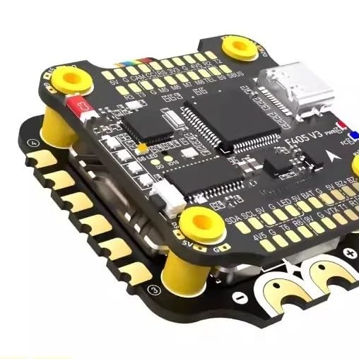 4 in 1 per ESC per droni FPV F405 V3/V4 3-6S 30X30mm Stack Flight Controller 50A/55A/60A Facile da installare(F405 V4 w 60A Stack)