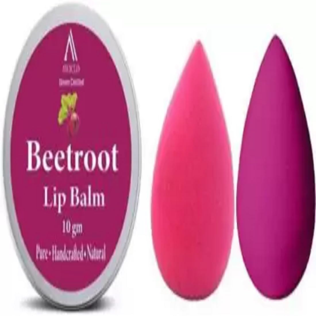Betroot Lip Balm And 2 Pc. Puffs (Pack of 3)-picture-22