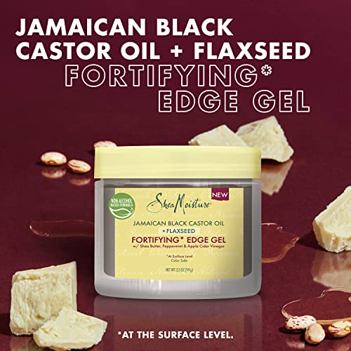 Sheamoisture 02062 Styling Black Edge Control Gel For Curly Hair Jamaican Black Castor Oil And Flaxseed Paraben-Free Anti-Frizz Hair Gel 3.5 Oz thumb #3