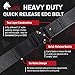 WOLF TACTICAL Heavy Duty Quick-Release EDC Belt - Stiffened 2-Ply 1.5” Nylon Gun Belt for Concealed Carry Holsters