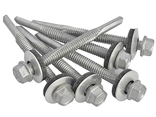 TechFast Heavy Duty Sheet to Steel Roofing Screws, Multi-coloured, 5.5 x 60mm - Image 4