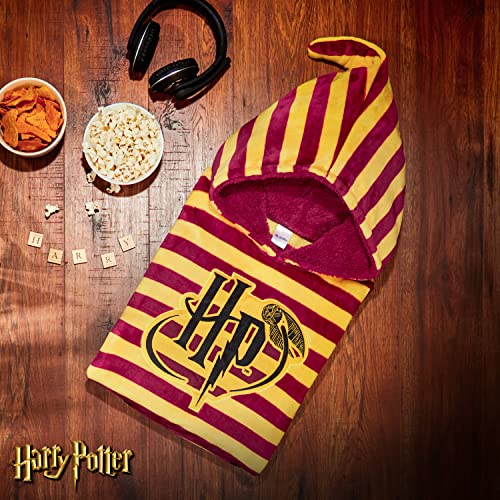 Harry Potter Oversized Hoodie Blanket for Girls Boys, Gifts for Kids Red - Image 7