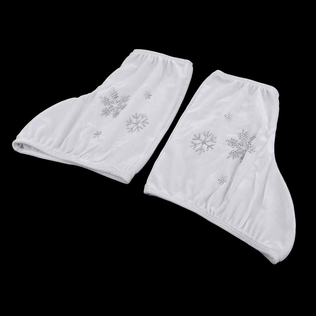 perfk 2 PCS Copertura a Rotelle, Pattinaggio Accessori, Bianco-S
