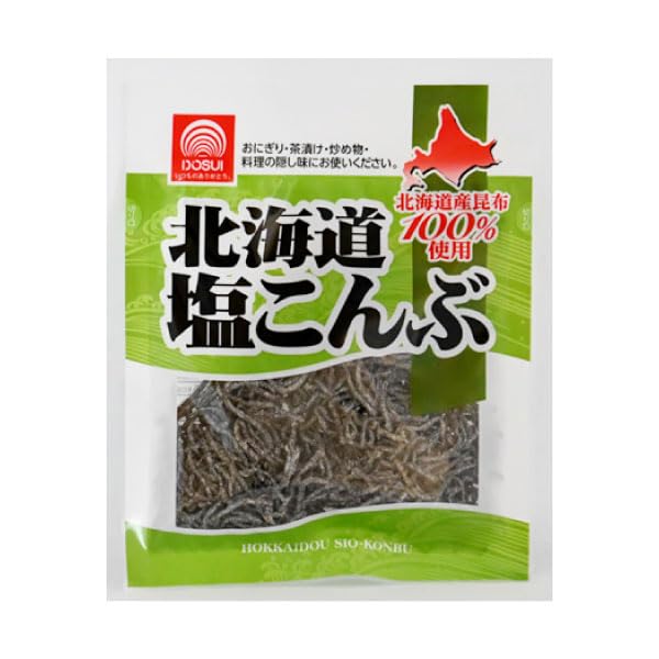Amazon | 北海道 塩こんぶ 27g×3袋 ドースイ 北海道産 塩昆布 | 北海