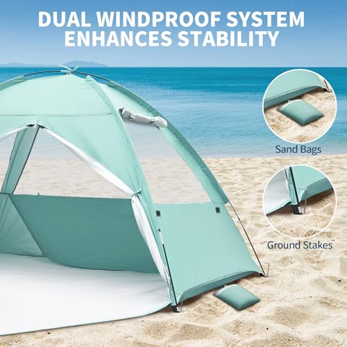 NHOWIN Beach Tent for 3-4 Person