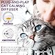 Pheromone Katzen Diffusor Kit, Fördert Wohlbefinden & Verhaltensunterstützung, Calming Diffuser Katze Anti Stress Beruhigendes（1 Diffusor + 3 Nachfüllen à 48 Ml） (1 Diffusor + 3 Nachfüllen)