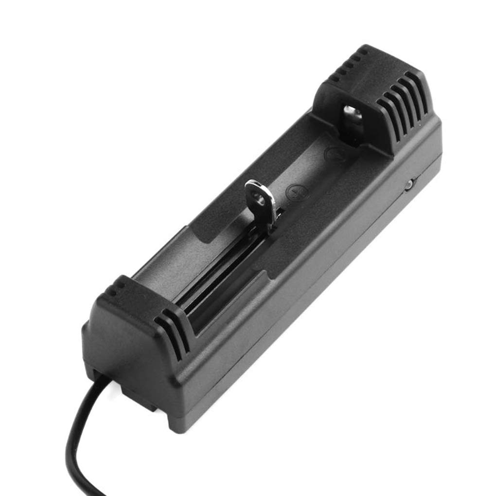 Boyouu 18650 Lithium Polymer Battery Charger Single Slot USB Port Battery Charger Portable Battery Charger