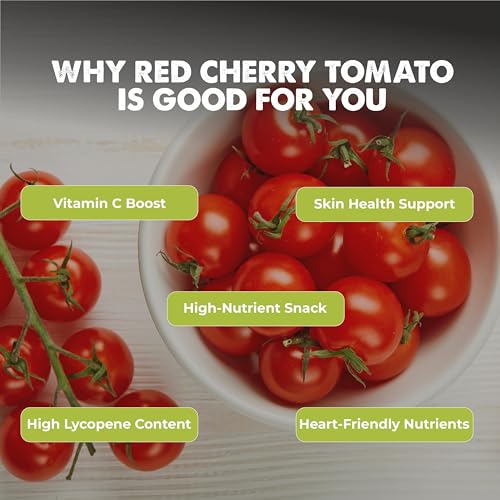 Image of Cherry Tomato Red (Lal Cherry Tomatar) (50 Seeds) Exotic Vegetable Seeds for Home Garden, Organic & Hybrid, Perfect for Home Gardening, Planting For Pots and Patio