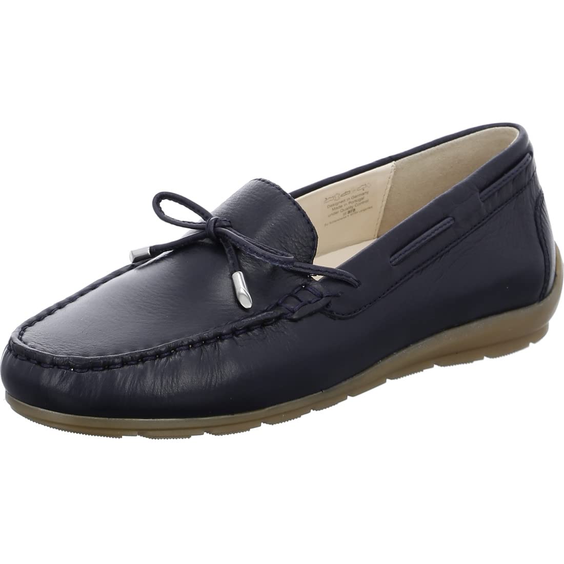 ARA Women's Alabama Moccasin, Blau, 10 UK