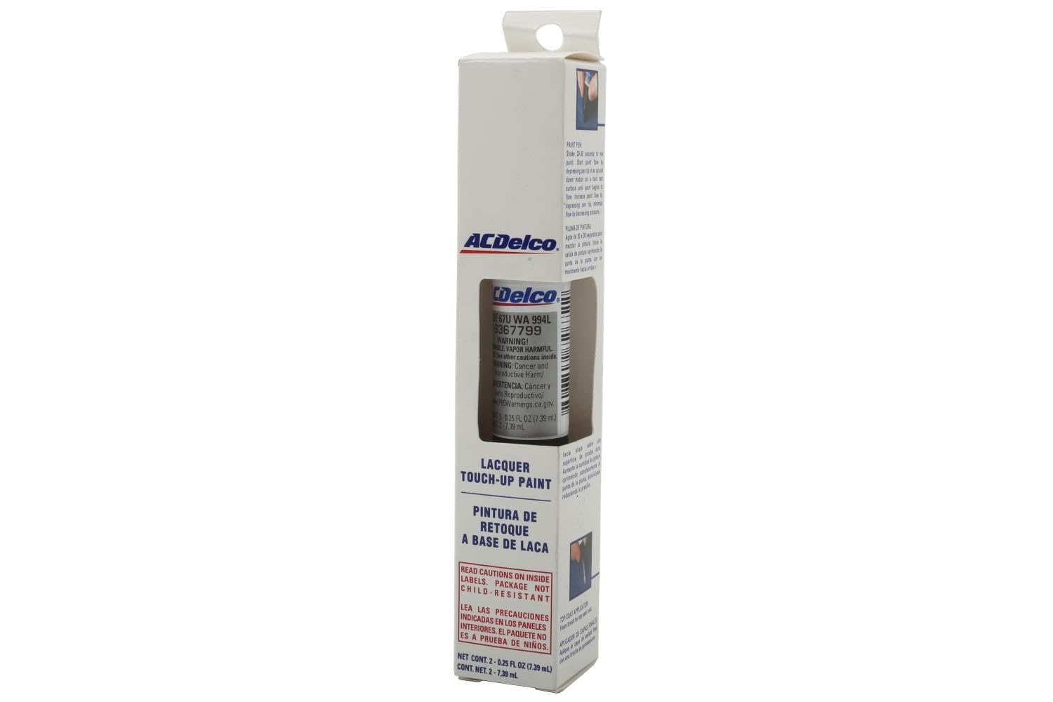 ACDelco GM Original Equipment 19367799 Light Tarnished Silver Metallic (WA433P) Four-In-One Touch-Up Paint - .5 oz Pen