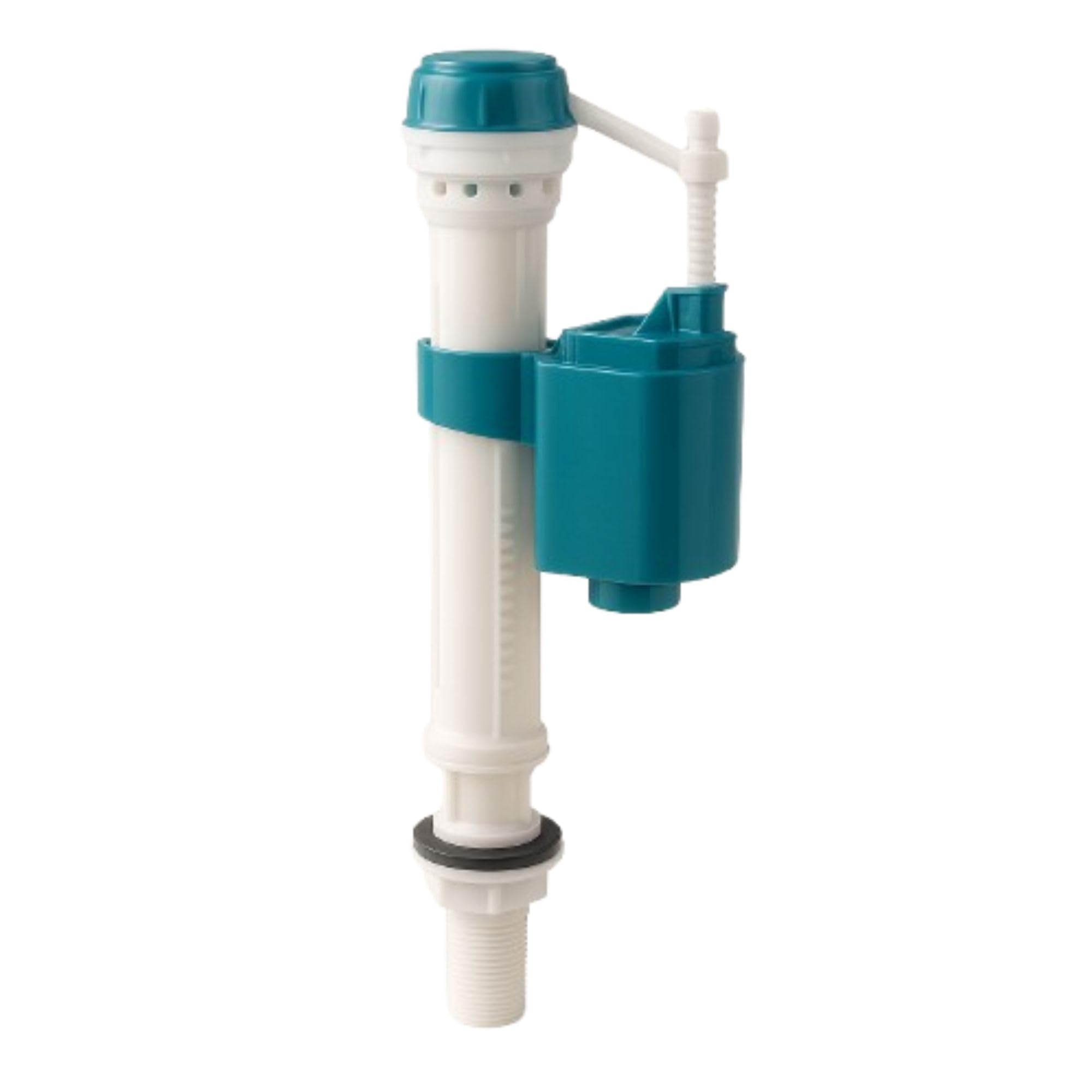 Prem's Big High-Pressure Anti-Siphon Ball Cock Fill Valve, Adjustable 7-11" Fit, Anti-Siphon Backflow Protection, Universal for One- & Two-Piece Toilets, White