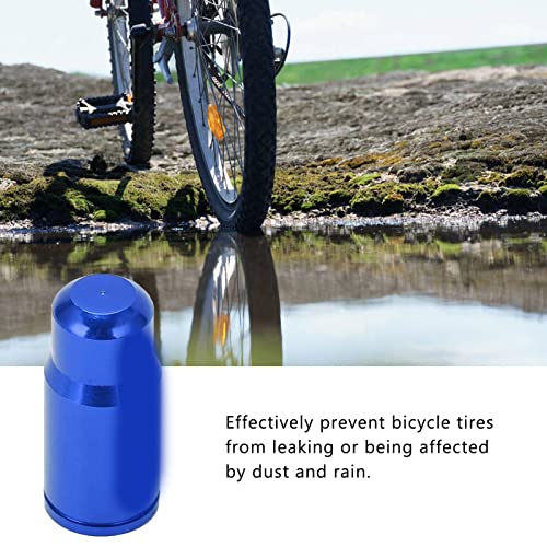 1 Par Tapas de Válvula para Bicicleta, Azul miniatura 3