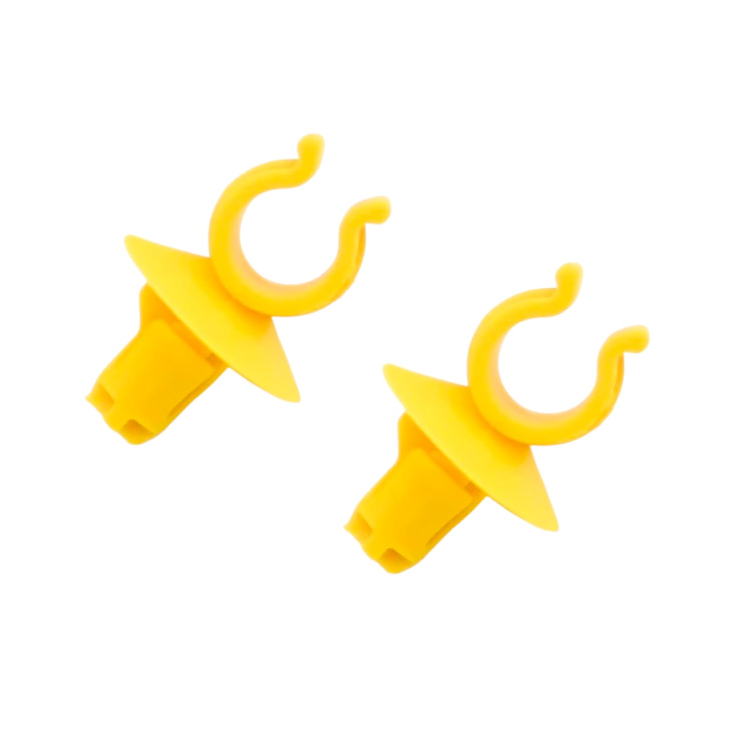 Set 10 Clip Fissaggio Parafango Originali Per Volvo C30 2008-2013 – Bianco E Giallo, Rif. 30698669 - 6