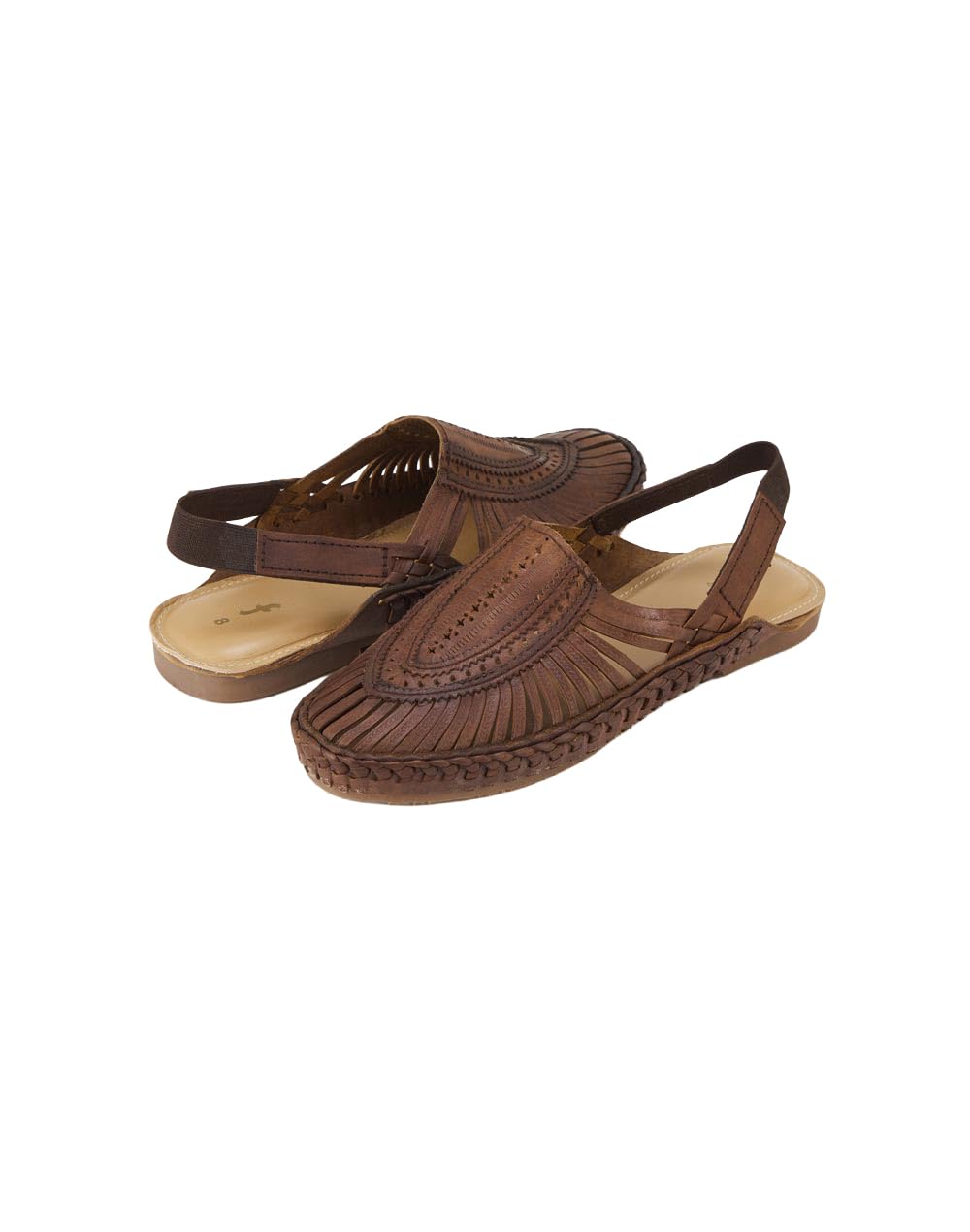 fabindia Brown Leather Loafers-picture-13