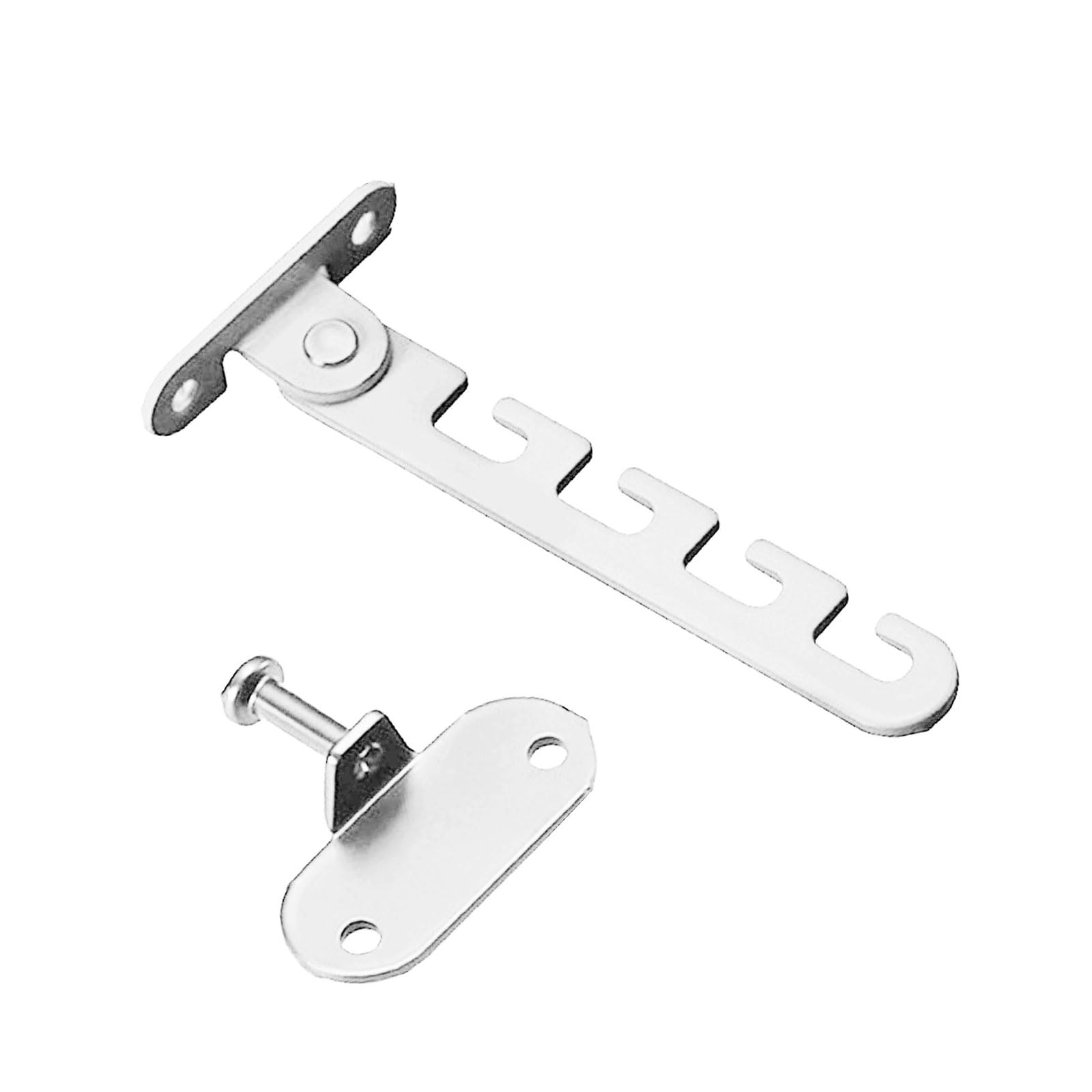 Shyyoulqe Short White Window Limiters Tilt Control Stopper Carbon Steel Window Hardware Adjustable Limiters