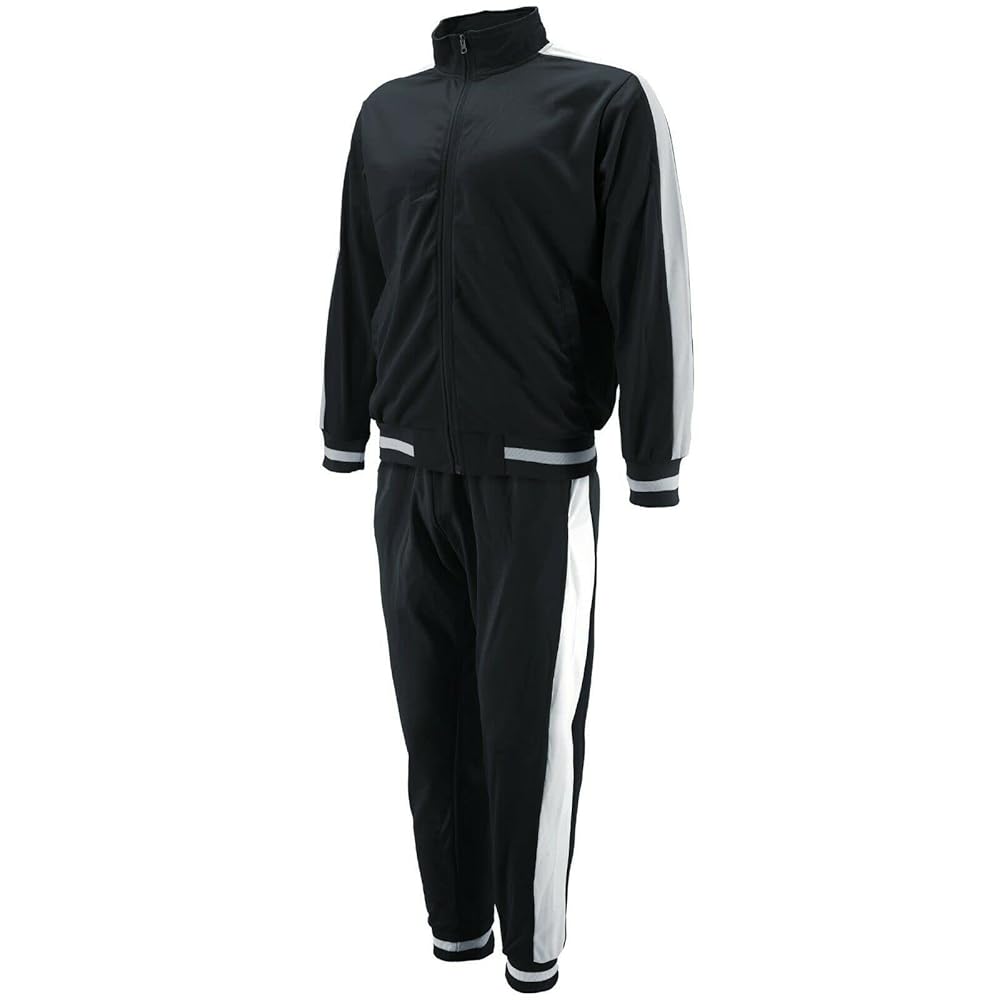 vkwear Men's Striped Athletic Running Gym Slim Fit Sweat