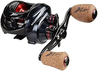 KastKing Spartacus Plus Baitcasting Fishing Reel,Rubber Cork Version,Left Handed Reel