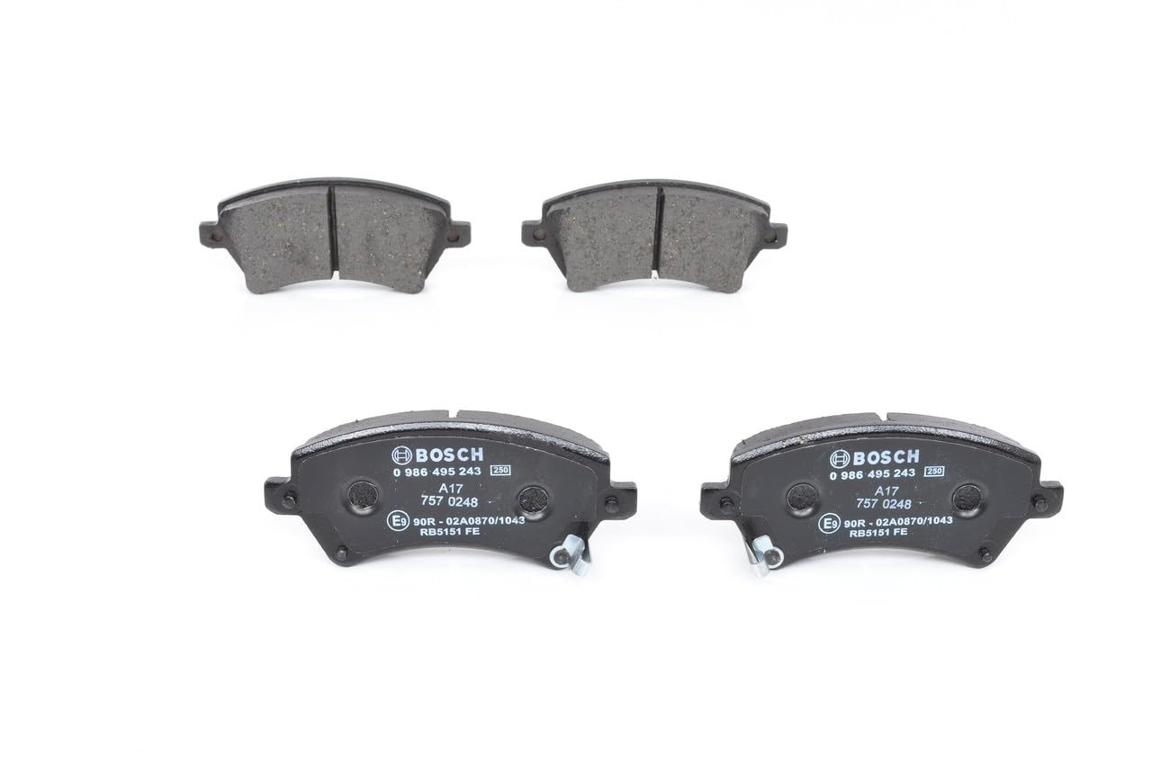Bosch Fren Balatası Ön Toyota Corolla E12 1.4 Vvt-I 01-07, 1.6 Vvt-I 02-06, 1.8 Vvtl-I Ts 01-07, 1.4 D 04-07, 2.0 D-4D 02-07 986495243 BP1541