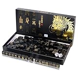 ZCSXK Juego De Mini Mahjong De Viaje,144 Piezas De Fichas Completas Portátiles, De 0,8 Pulgadas con 2 Dados Y 4 Bastidores, (20x14x10 Mm),Juego De Mahjong Familiar Portátil Tiempo Libre O Viajes
