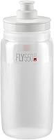 Elite Fly Tex 550ml Clear Cycling Water Bottle - World's Lightest 54g BPA-Free Bike Bottle for Road MTB Gravel