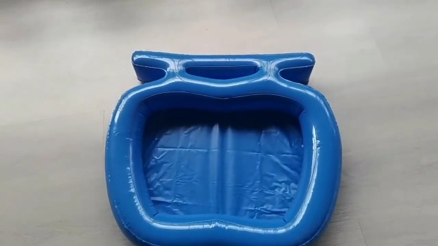 Spa de pies inflable PVC con bomba manual portátil miniatura 7