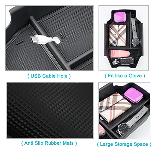 Image of CDEFG 2023 2024 2025 2026 Accord Center Console Accessory Organizer | for 2023-2026 Honda Accord Sport EX-L L Touring LX EX Middle Console Tray Armrest Storage Box