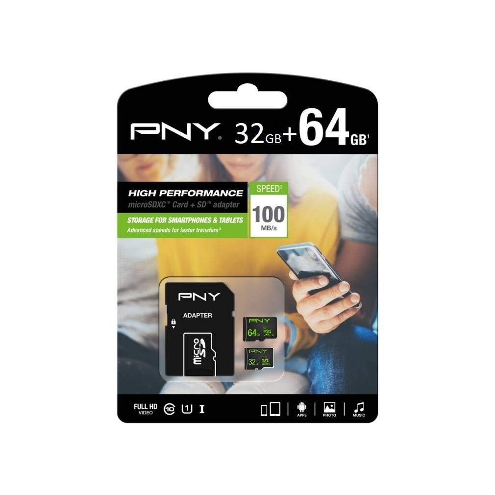 Image secondaire de PNY Twin Pack Micro SD 1 x 32 1 x 64