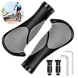 【Einfach zu installieren】Der Lenker mit Montagewerkzeug kann in nur 4 Schritten schnell montiert werden. Lösen Sie die Schrauben, setzen Sie den Fahrradgriff auf den Lenker, ziehen Sie die Schrauben fest und setzen Sie schließlich die Abdeckung am Ende des Lenkers ein. Der mtb lenkergriffe wird mit einer integrierten Schraube am Lenker geklemmt und ist somit sicher befestigt, und ist einfach zu installieren und zu entfernen.