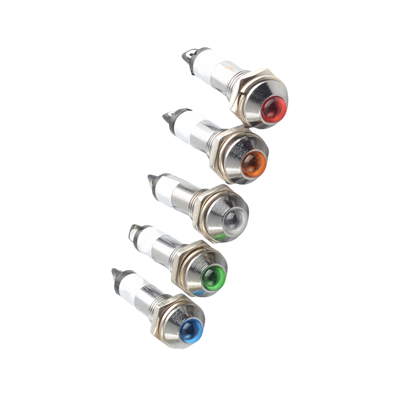 Mini LED-lichten, 10-stuks Mini Elektrische Lichten voor Poppenhuis, Kleine Lichten voor Ambachtelijke Batterij Inbegrepen voor DIY Kleine Decoratie Speelgoed Accessoires (7 Kleuren