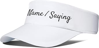 Sports Sun Visors for Women Men, Embroidered Visor Hat for Running, Tennis, Golf, Pickleball
