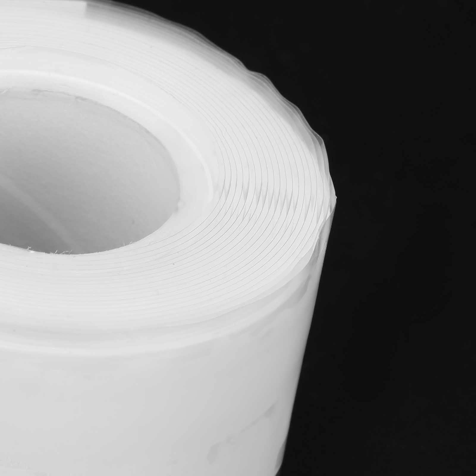 Nastro Impermeabile Nastro in Gomma Siliconica Nastro Sigillante per Riparazioni Idrauliche di Perdite di Tubature Dell'acqua di Emergenza, Strisce Sigillanti per WC Nastro Sigillante per Controsoffit