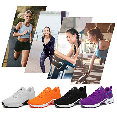 Image of Mishansha Womens Sneakers Air Cushion Running Tennis Shoes Women Lightweight Arch Support Walking Shoes