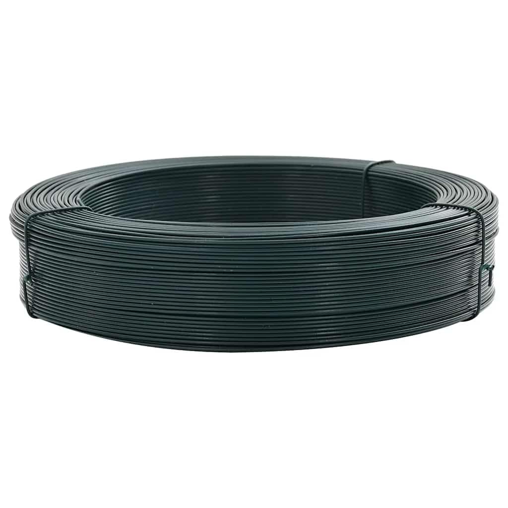 Generisch Zaun-Bindedraht 250 m 2,3/3,8 mm Stahl Schwarzgrün,Heimwerkerbedarf,Hauseinzäunung,Zubehör für Zäune & Gartentore-144480