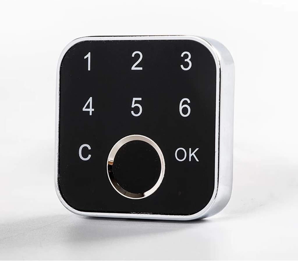 Fingerprint Electric Cabinet Drawer Lock Keypad with Two Installation Methods for Office Home Bank