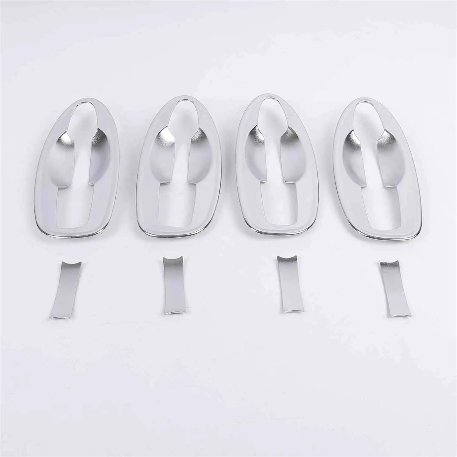 ZAPORA for Renault for Kadjar 2016-2019 Car Styling Exterior Door Handle Door Bowl Frame Cover Trim Protector