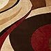Home Dynamix Tribeca Slade Modern Area Rug, Abstract Brown/Red 7'10
