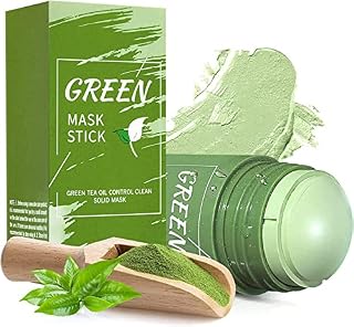 Green Tea Mask Stick (1 Pcs) deeply Removes impurities and Dead Skin Tissues in the pores, Cleaning pores for all types of men and women